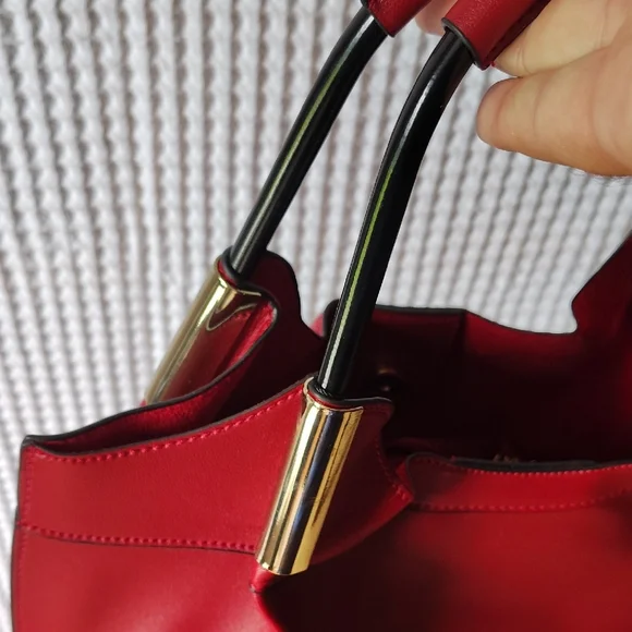 Vintage Kathy Ireland Burgundy Shoulder Bag NWT - Picture 9 of 13